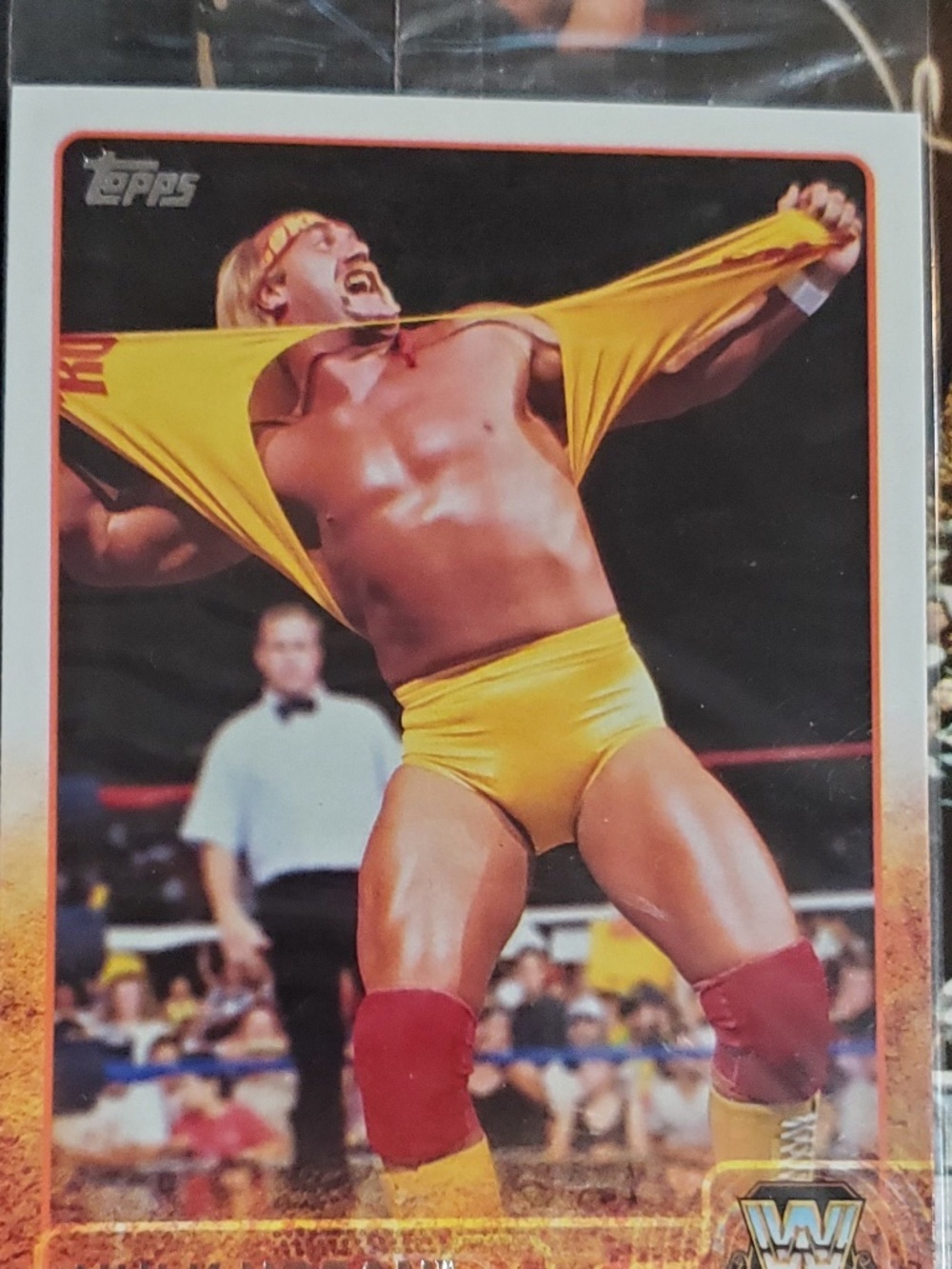 Hulk Hogan Trading Card 2015 Topps #103 Promo Sealed with bonus  WWE dvd